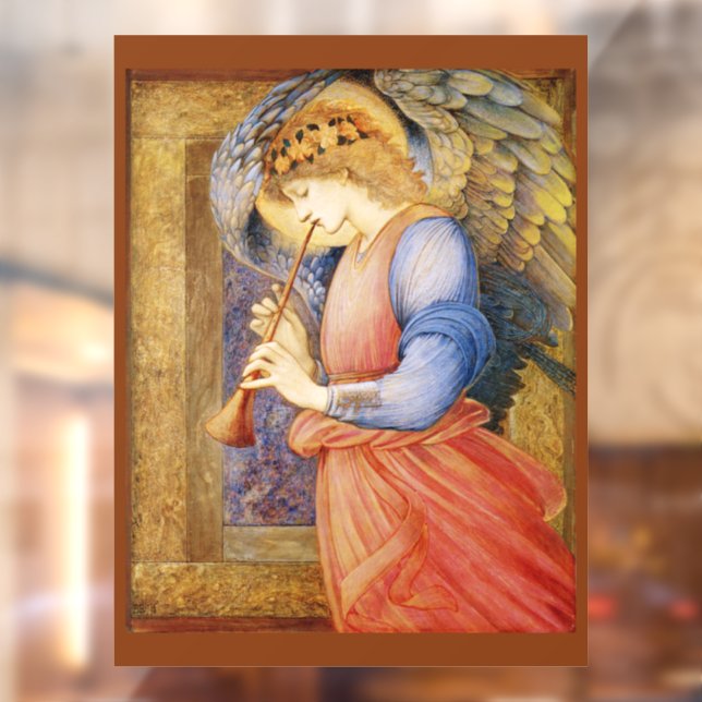 Angel playing the flageolet  window cling (Sheet 2)