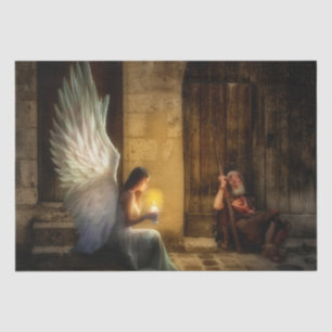 Angel Poor Man 15x20 Decoupage Tissue Paper