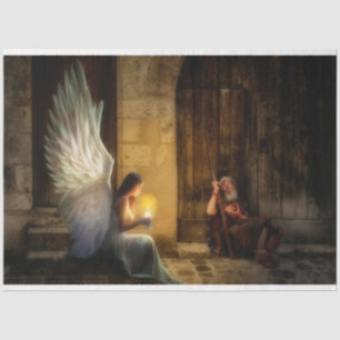 Angel Poor Man 20x30 Decoupage Tissue Paper