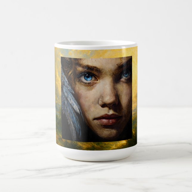 Angel Portrait Coffee Mug (Center)