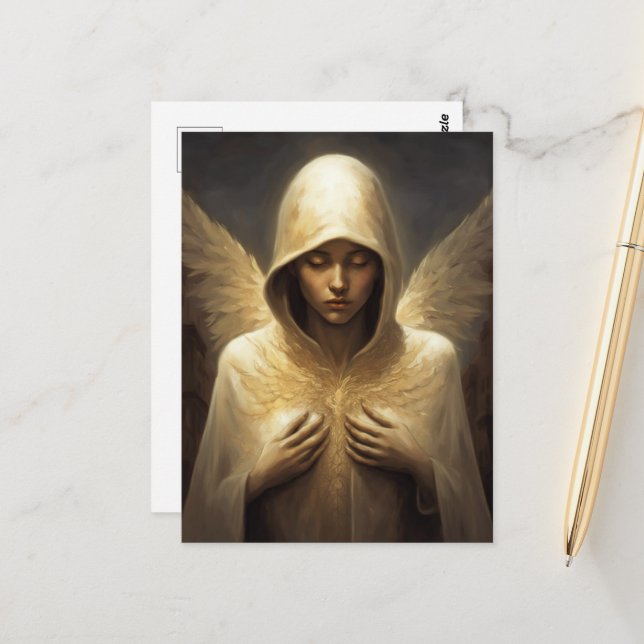 Angel Postcard (Front/Back In Situ)