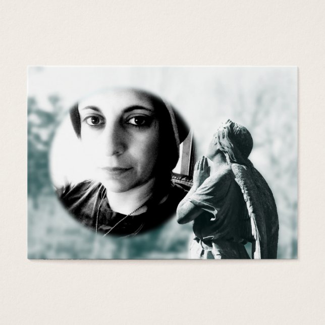 angel prayer memorial card (Front)