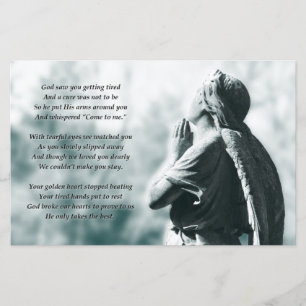 angel prayer memorial services