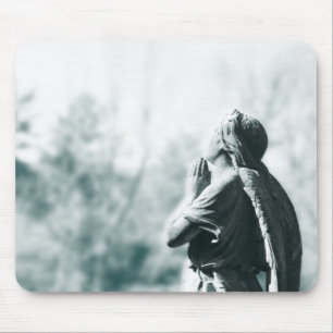 angel prayer mouse mat