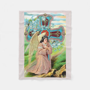 Angel Praying Fleece Blanket