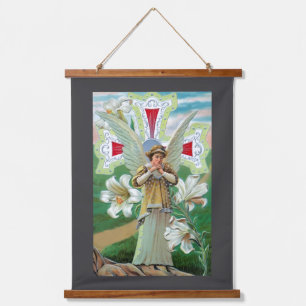 Angel Praying Hanging Tapestry