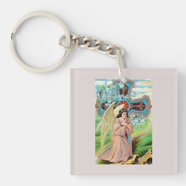 Angel Praying Key Ring (Front)