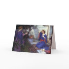 Angel Pre-Raphaelite Christmas Card
