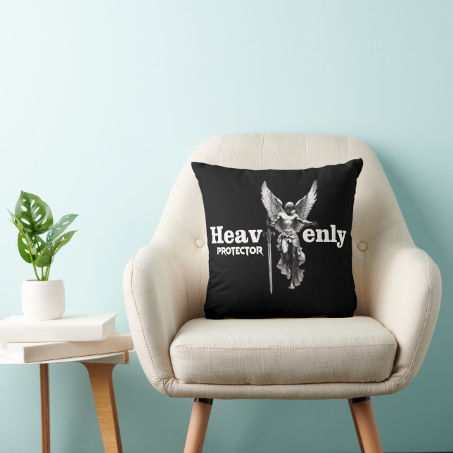 Angel Print - Heavenly Protector - Throw Pillow (Chair)