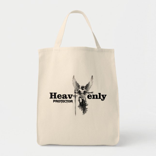 Angel Print - Heavenly Protector - Tote Bag (Front)