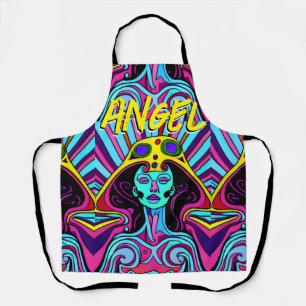 angel psicodelico apron