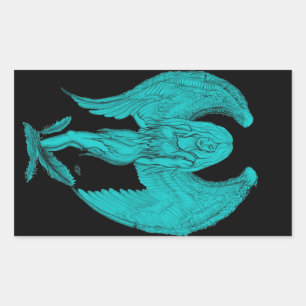 Angel Rectangular Sticker