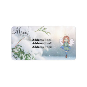 Angel Return Address Label