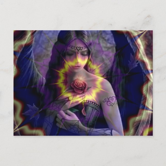Angel Rose Postcard (Front)