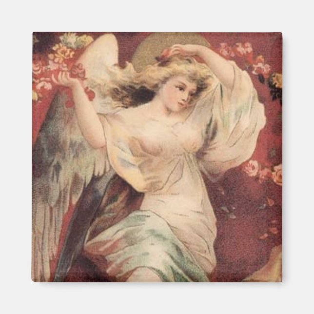 Angel & Roses - Magnet (Front)