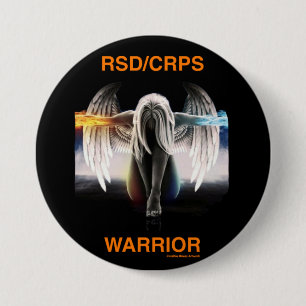 Angel...RSD/CRPS 7.5 Cm Round Badge