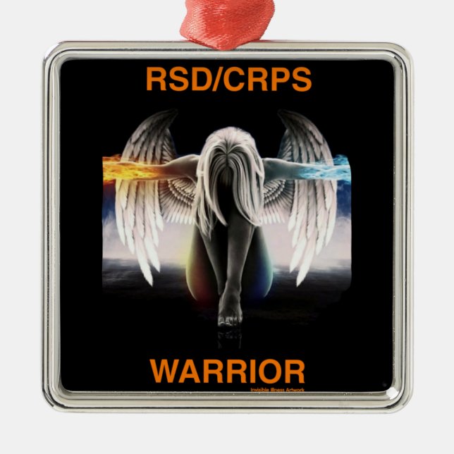Angel...RSD/CRPS Metal Tree Decoration (Front)