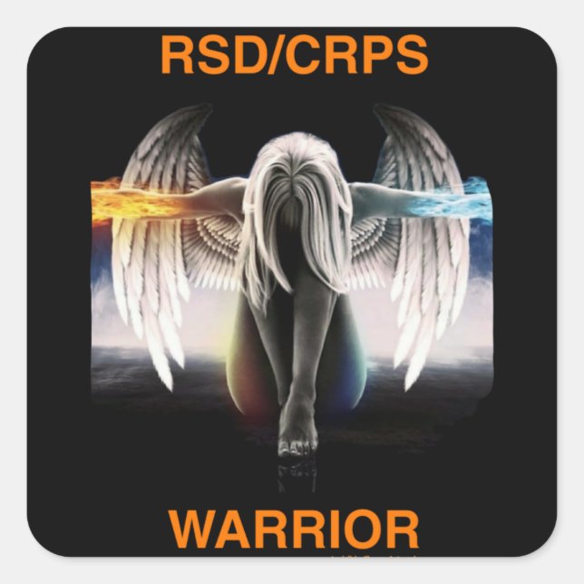 Angel...RSD/CRPS Square Sticker (Front)