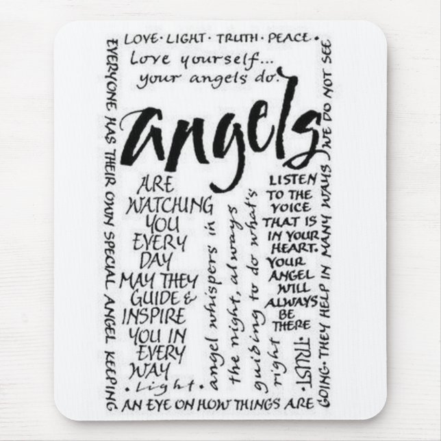 Angel Saying's Mouse Mat (Front)