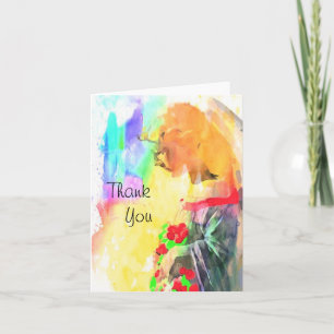 Angel Serene Thank You Notecard