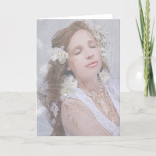 Angel "Serenity" Christmas Greeting Card