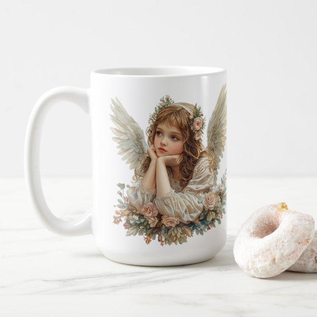 Angel Shine  Coffee Mug (With Donut)