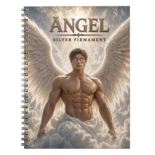 Angel Silver Firmament Dark Cinema Notebook