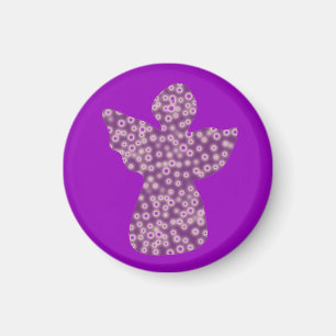 Angel Small, 3.2 Cm Round Magnet