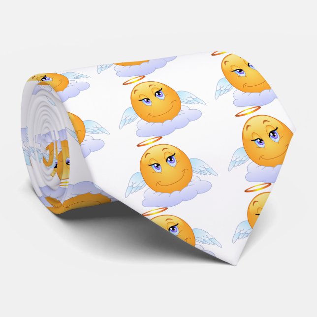 Angel smiley tie (Rolled)