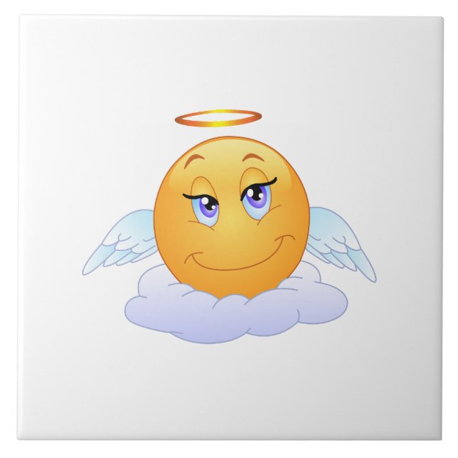 Angel smiley tile (Front)