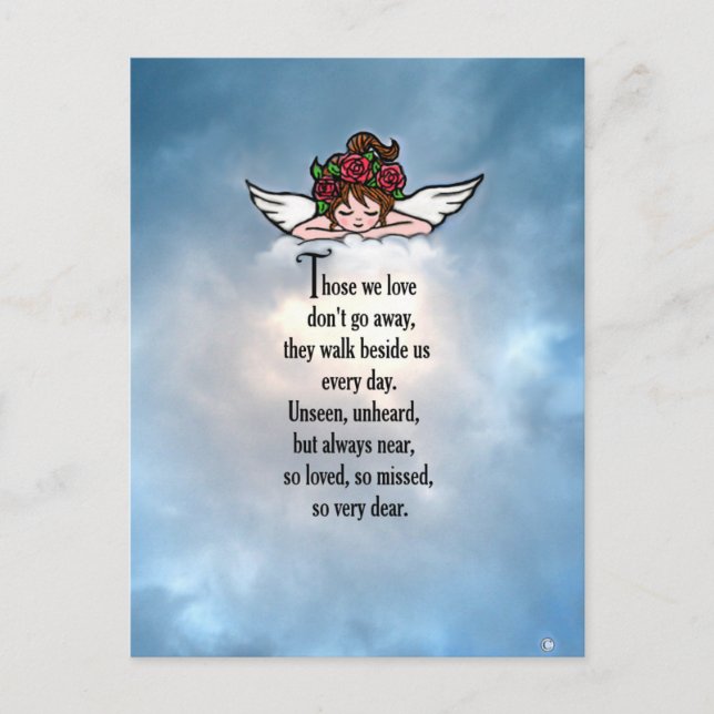 Angel "So Loved" Postcard (Front)