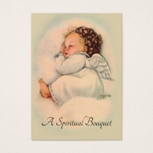 Angel Spiritual Bouquet Prayer Holy Card