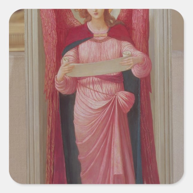 Angel Square Sticker (Front)