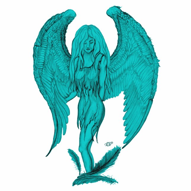 Angel Standing Photo Sculpture (Front)