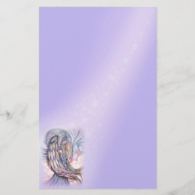 Angel Stationary by Molly Harrison Stationery (Front)