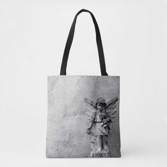 Angel Statuary Cross Body Tote Bag (Front)