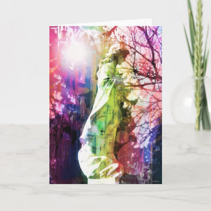 Angel Statue All Occasion Greeting Card