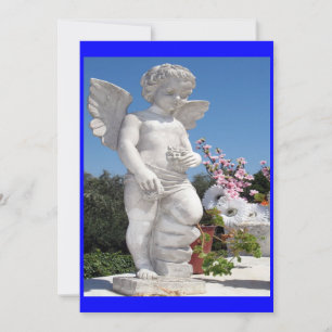 Angel Statue In Blue
