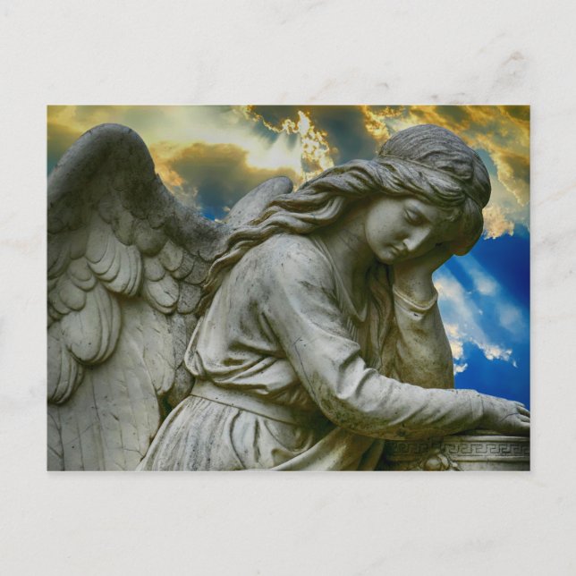 Angel Statue Postcard (Front)