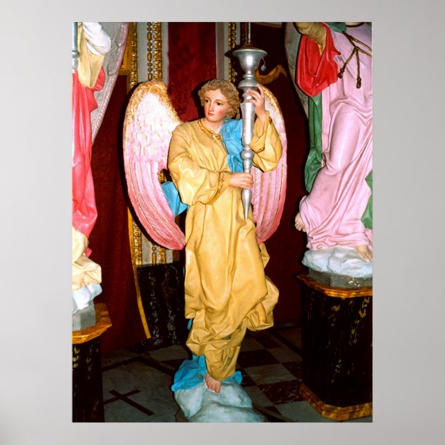 Angel statue poster (Front)