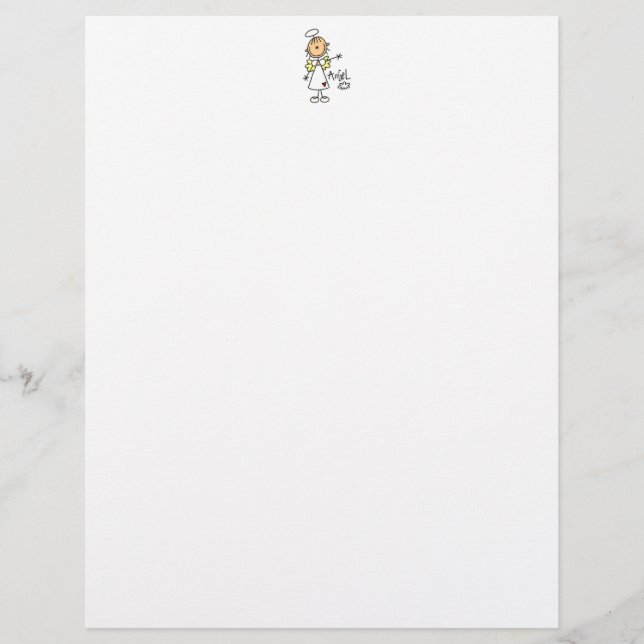 Angel Stick Figure Letterhead (Front)