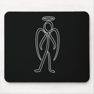 Angel - Stickman Mousepad