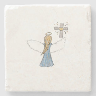 Angel  stone coaster