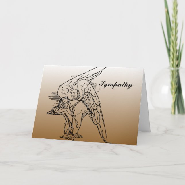 Angel Sympathy Card (Front)