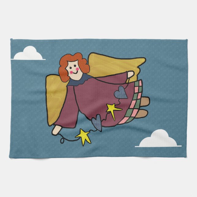 Angel Tea Towel (Horizontal)