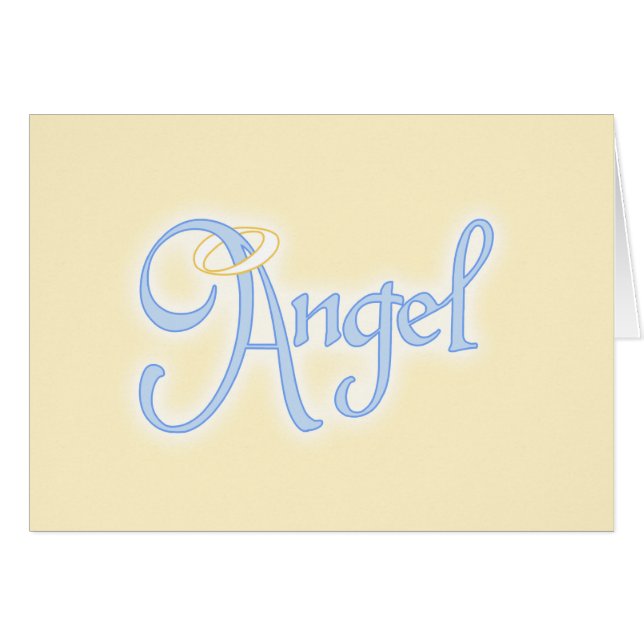 Angel Text (Front Horizontal)