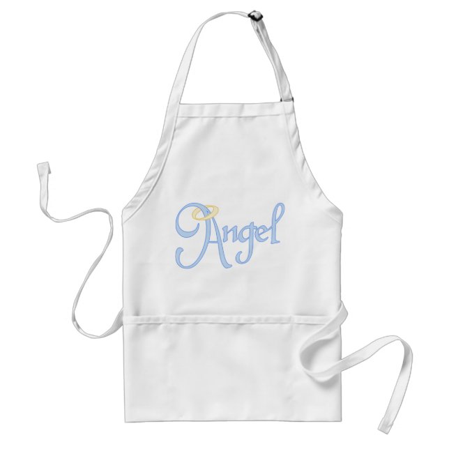 Angel Text Standard Apron (Front)