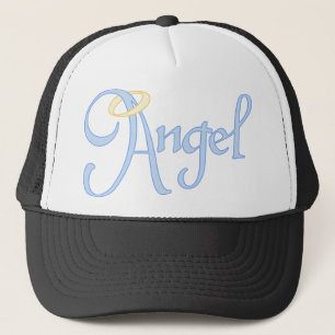 Angel Text Trucker Hat
