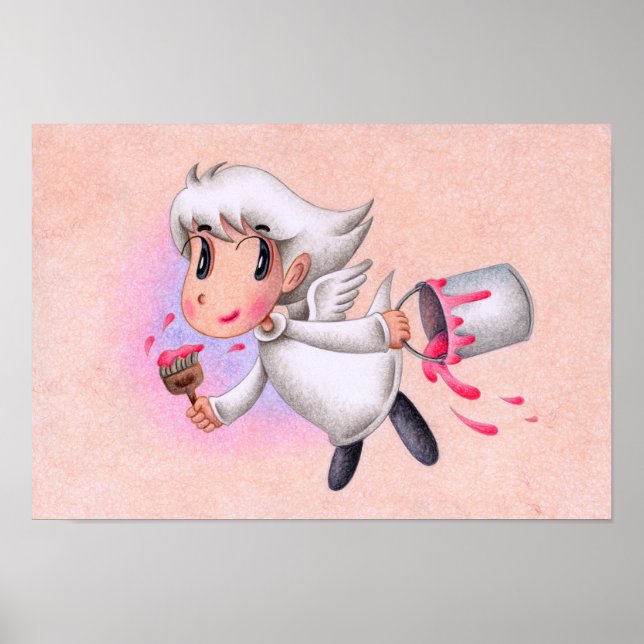 Angel that paint the world pink. poster (Front)