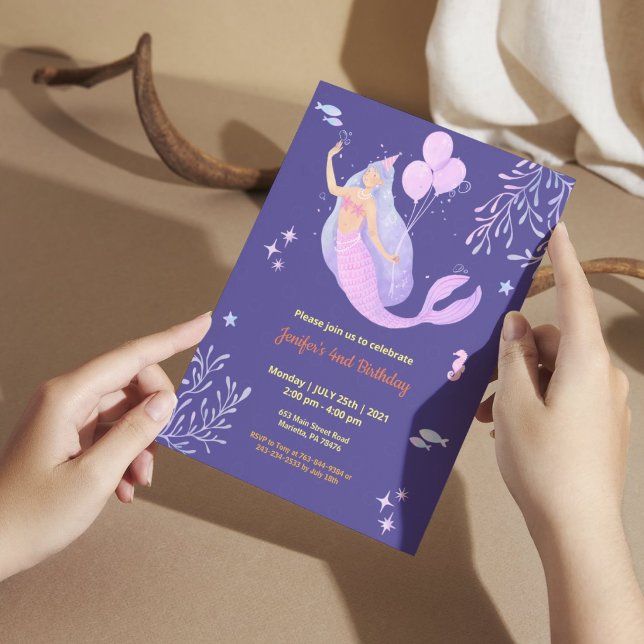 Angel Theme elegant  Birthday  Invitation (Creator Uploaded)